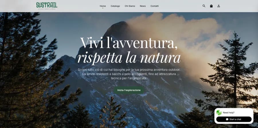 Sito web di Sustrail